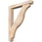 Ekena Millwork Funston Arts and Crafts Smooth Bracket w/ Offset Brace, Douglas Fir, 5 1/2"W x 36"D x 44"H BKT0604X36X44FST03SDF - alternate 1